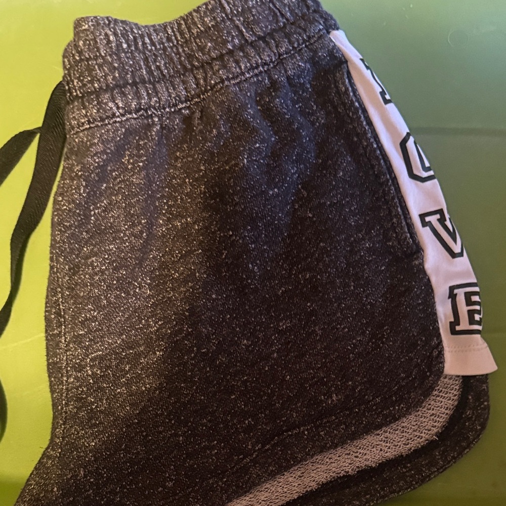 Women's Glitter Knit Lounge Shorts with Side Logo Trim